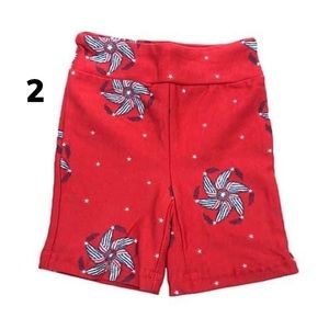 Lularoe Kids Biker Shorts Americana Collection